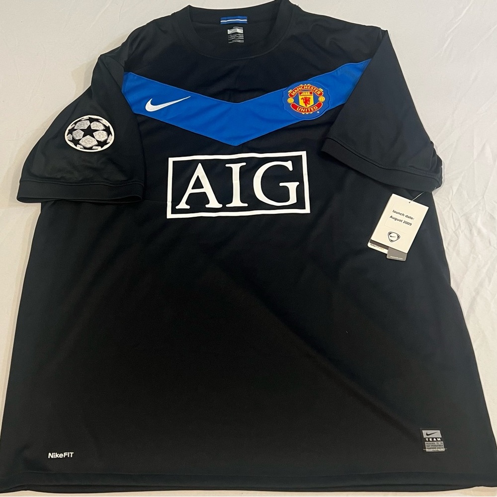 2009/10 Men’s Manchester United Nike Away Jersey BNWT Nani 17 Champions League